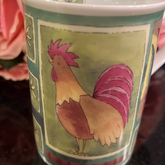 China Mug - Pastel Colored Rooster Mug - Picture 3 of 9